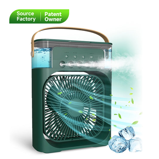 ❄️ مبرد هواء مكتبي صغير – مكيف شخصي USB محمول للمكتب والمنزل 💨🌿