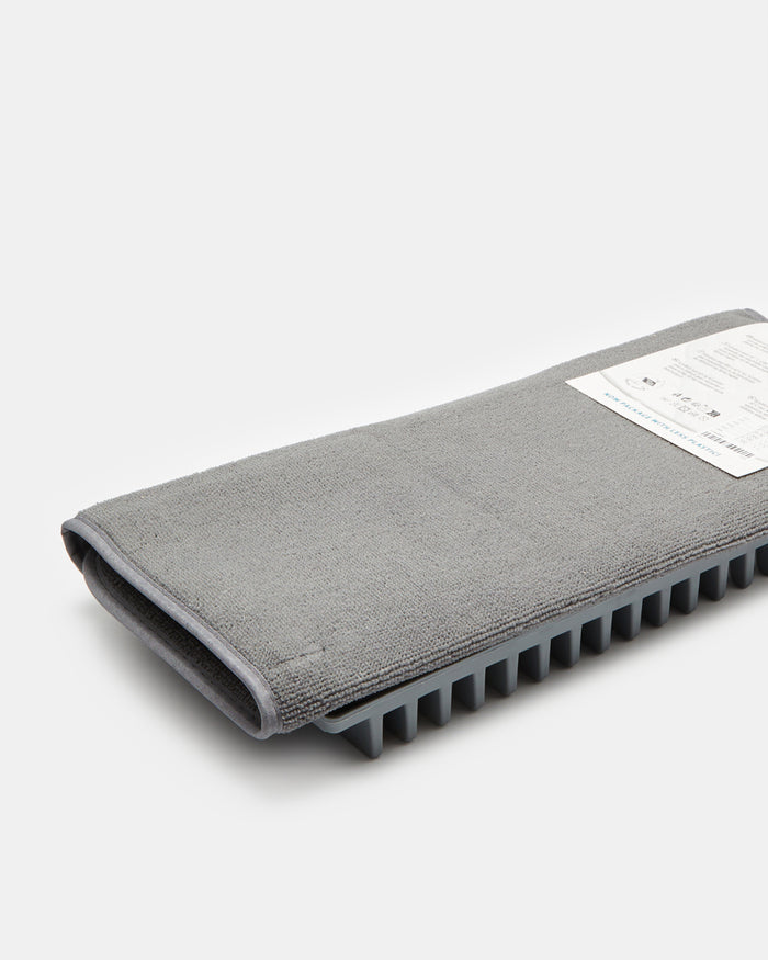 Tapis Égouttoir de Cuisine avec Plateau Organisateur 🧽🍽️ – Absorbant, Pliable & Polyvalent