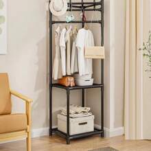 Portant de vêtements multifonction 👕👠 avec étagères de rangement منظم ملابس متعدد الوظائف