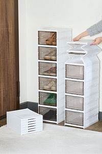 Étagère Pliable 6 Niveaux 229DH – Rangement Polyvalent خزانة أحذية قابلة للطي بـ6 رفوف