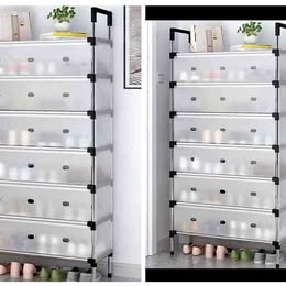 Shoes Rack Inox 7 منظم الأحذية 7 طوابق cm130/70cm/30cm  198DH