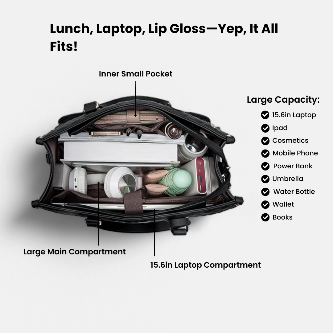 💼 Sac Cabas 2-en-1 Élégant & Pratique 👜
