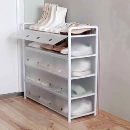 Shoes Rack Inox 7 منظم الأحذية 7 طوابق cm130/70cm/30cm  198DH