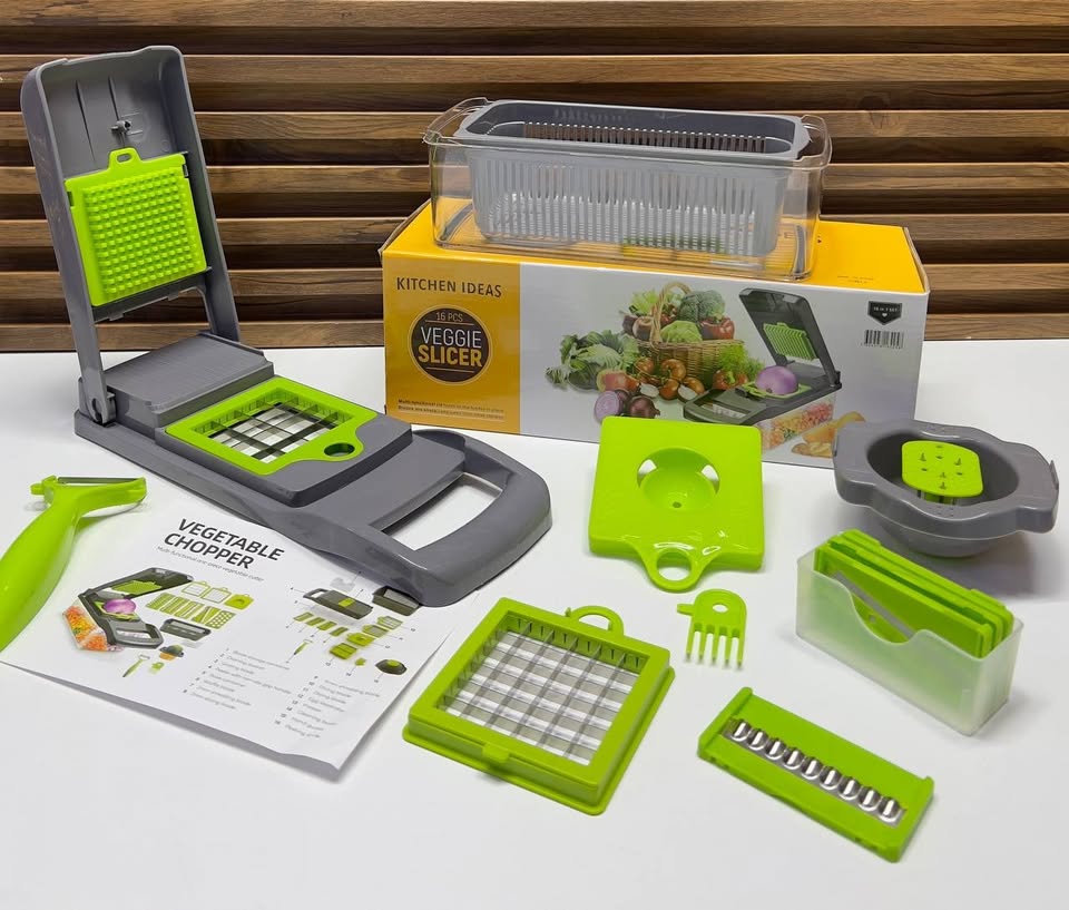 Coupe-légumes Multifonctionnel Premium 🥕✨ | هاشوار تقطيع الخضر متعدد الاستعمالات