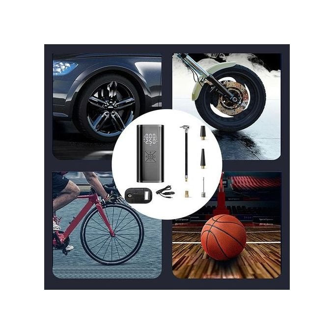 Compresseur d’Air Portable 12V 150 PSI LCD 🚗💨 | ضاغط هواء محمول بشاشة LCD للسيارة