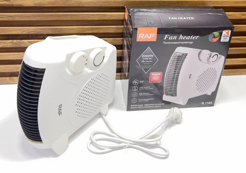 Chauffage Électrique Portable RAF 2000W 🔥❄️ | دفاية كهربائية RAF بترموستات قابل للتعديل