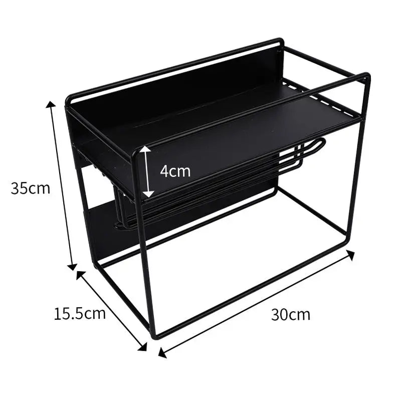 Étagère Magnétique Multifonction pour Réfrigérateur – Rangement Épices & Essuie-Tout