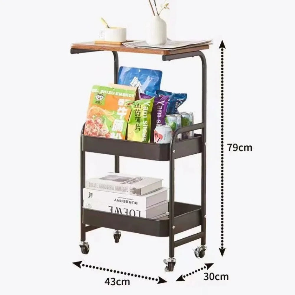Chariot Multi-Usages à 3 Niveaux