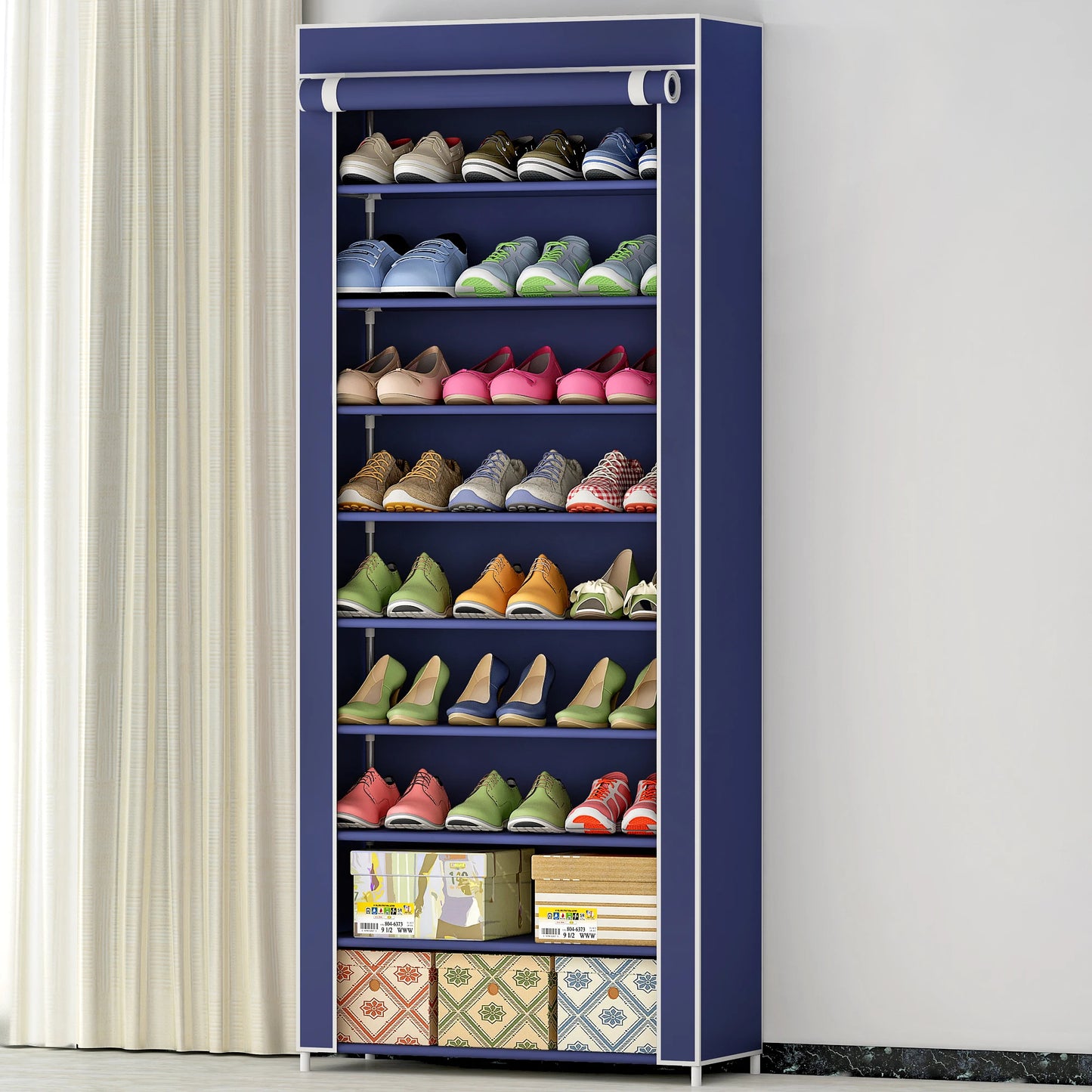 خزانة أحذية بـ 9 أقسام 🥿👟Armoire à Chaussures 9 Grilles 🥿👟 | Rangement Gain de Place