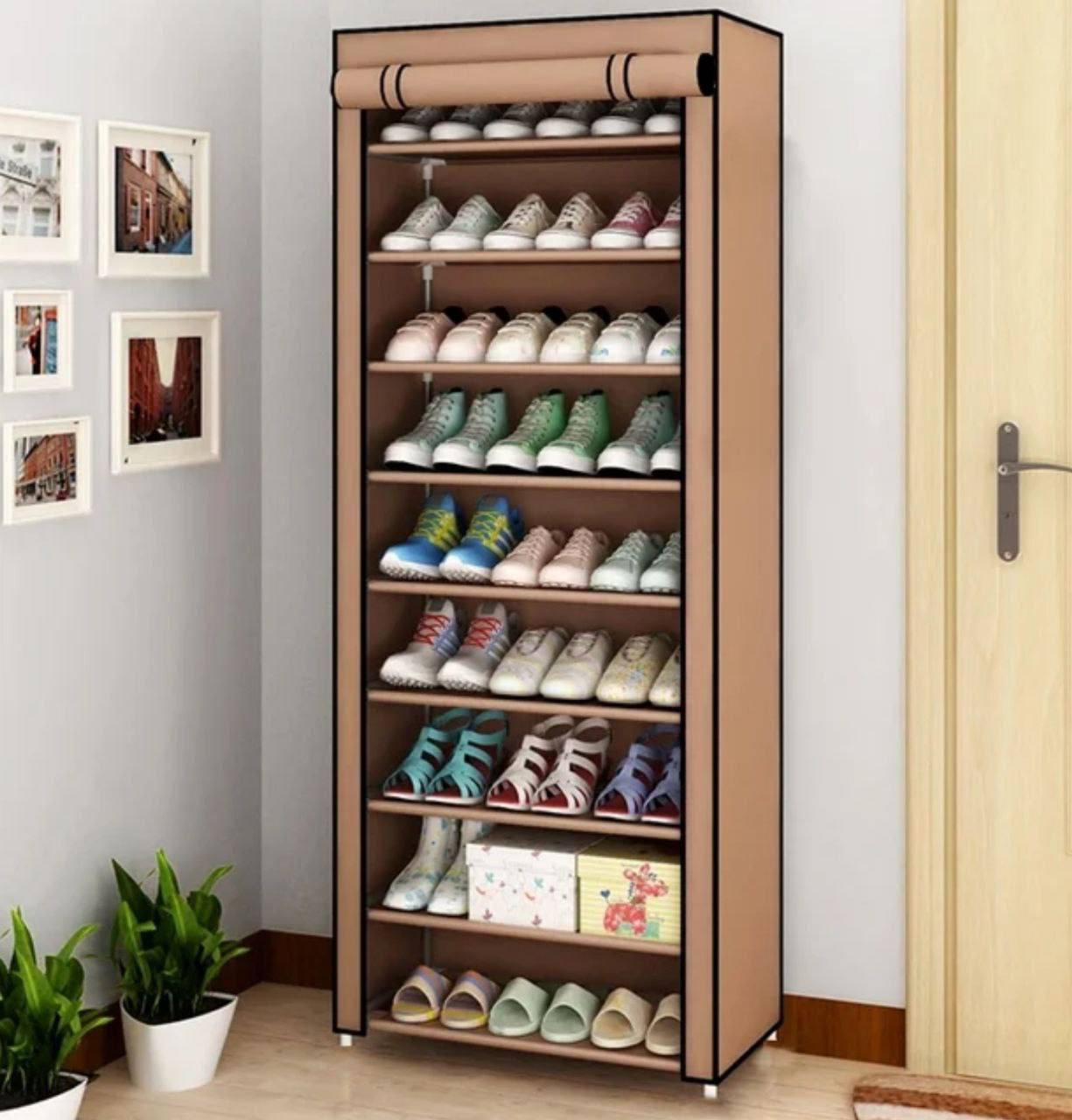 خزانة أحذية بـ 9 أقسام 🥿👟Armoire à Chaussures 9 Grilles 🥿👟 | Rangement Gain de Place